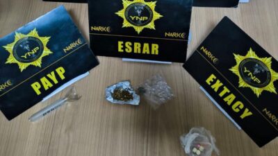 Sorgun’da Narkotik ekiplerinin yaptığı çalışmada bir araçta uyuşturucu madde ele