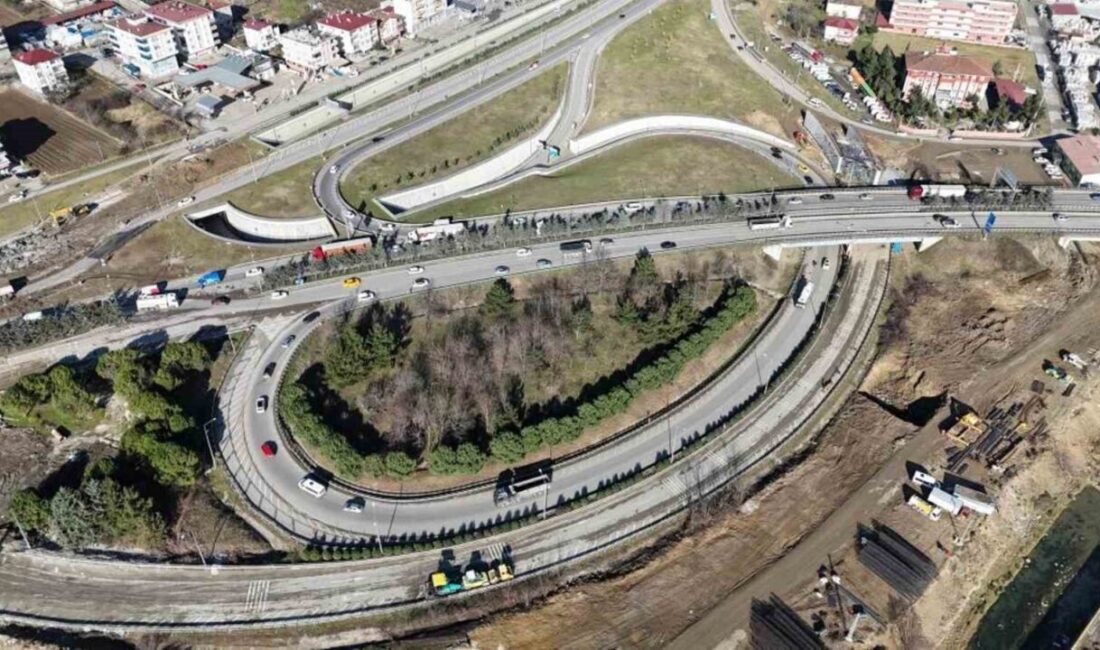 Samsun'da Yeşilkent Kavşağı'nda yapılan düzenleme çalışmaları nedeniyle yarın trafik akışı