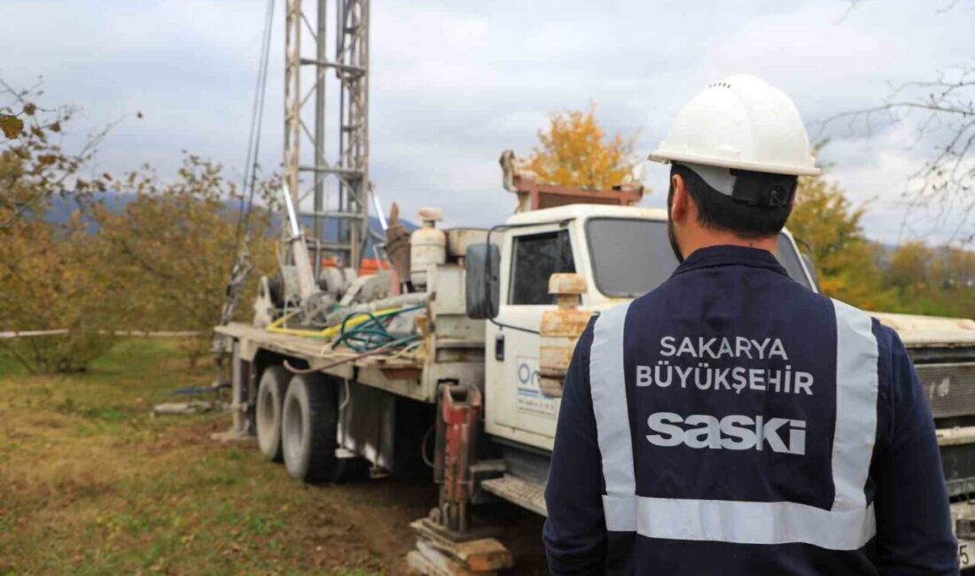 SASKİ, Yeşilvadi Mahallesi'nde 160 metre derinlikte keşfettiği yeni su kaynağıyla