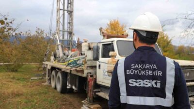 SASKİ, Yeşilvadi Mahallesi'nde 160 metre derinlikte keşfettiği yeni su kaynağıyla