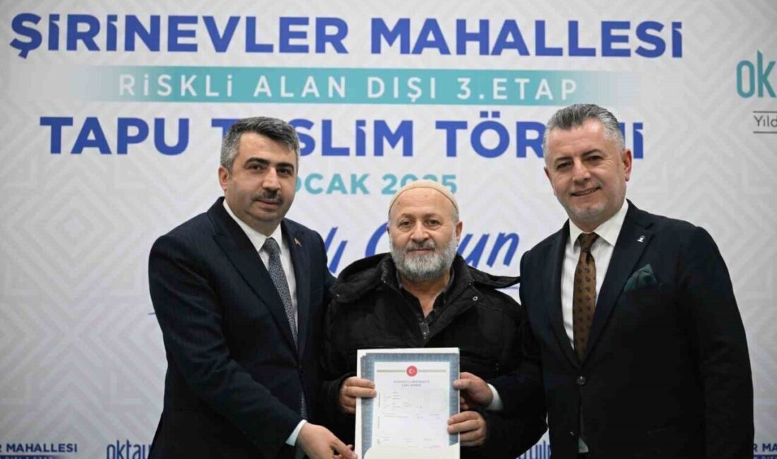 Yıldırım Belediyesi, Şirinevler Mahallesi'nde gerçekleştirdiği imar planları ile 960 hak