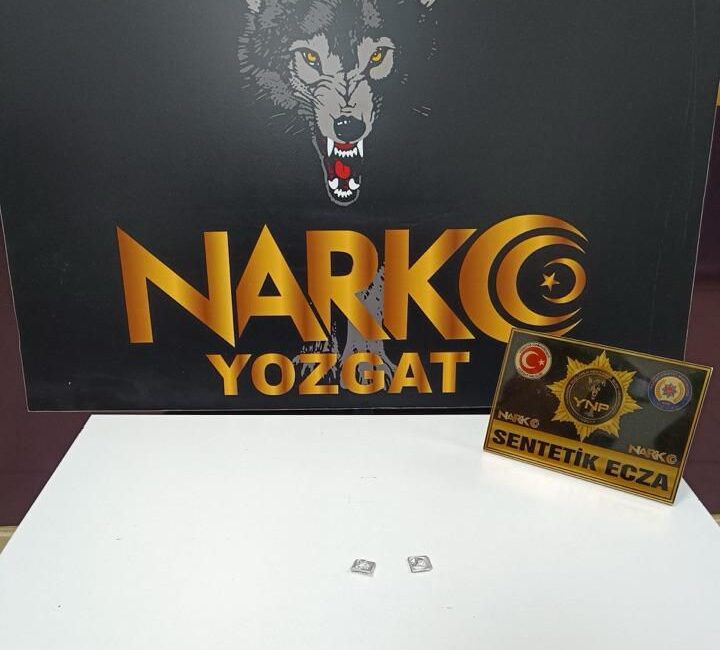 Yozgat Emniyet Müdürlüğü Narkotik Suçlarla Mücadele Şube Müdürlüğü ekipleri, aranan