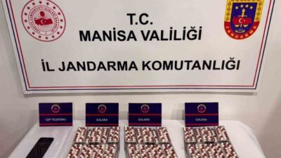 Manisa'nın Şehzadeler ilçesinde yapılan aramalarda M.G.'nin 2.016 adet sentetik hap