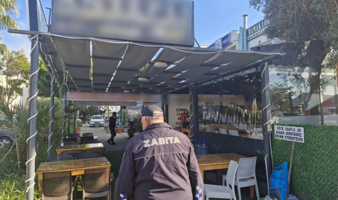 Bodrum Belediyesi Zabıta ekipleri, pide ve lahmacun satışı yapan işletmelerde