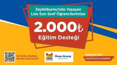 Zeytinburnu Belediyesi, ilçede ikamet eden 12. sınıf öğrencilerine 2 bin