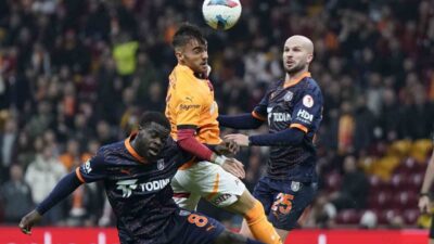 Galatasaray ile Başakşehir arasındaki Ziraat Türkiye Kupası mücadelesi 2-2 beraberlikle