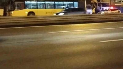 15 Temmuz Şehitler Köprüsü'nde İETT otobüsünde çıkan arıza nedeniyle trafik
