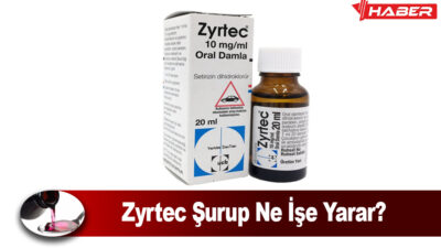 Zyrtec Şurup Nedir, özellikle çocuklar için uygun bir formda sunulmuş
