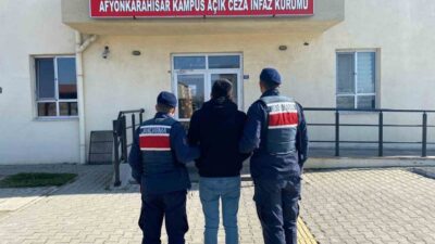 Afyonkarahisar'da, kasten yaralama suçundan 6 yıl hapis cezası bulunan A.O.,