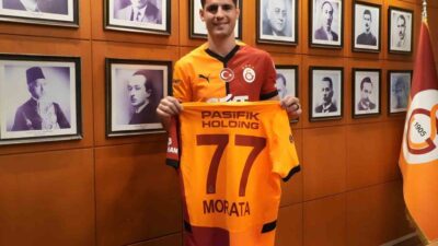 Galatasaray'ın yeni transferi Alvaro Morata, kulübe katılmaktan mutluluk duyduğunu ifade