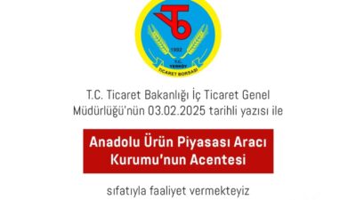 Yerköy Ticaret Borsası, T.C. Ticaret Bakanlığı İç Ticaret Genel Müdürlüğü’nün