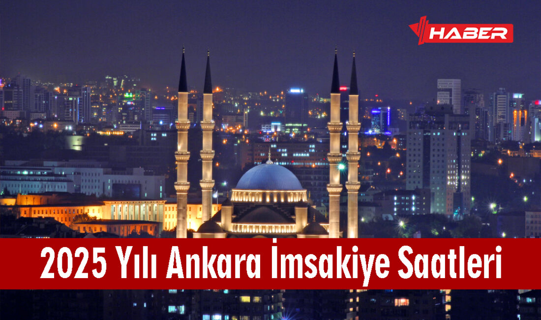 2025 Yılı Ankara İmsak