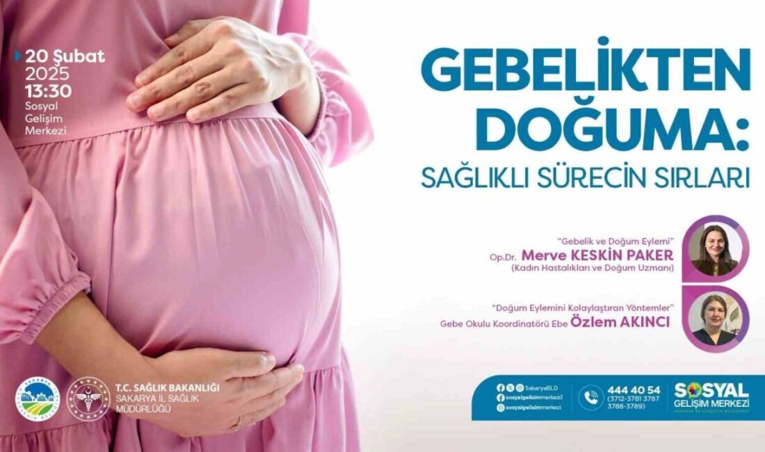 Sakarya Büyükşehir Belediyesi, Adapazarı Gelişim Merkezi'nde düzenlenecek konferansla anne adayları