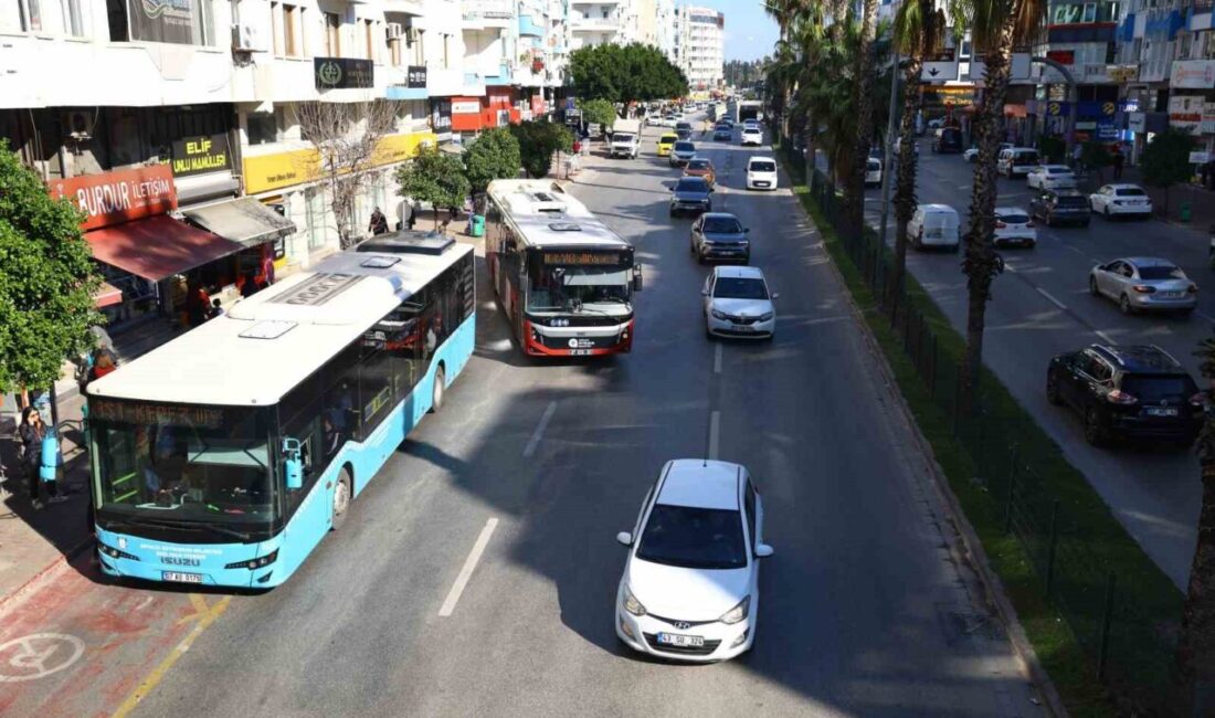 Antalya Büyükşehir Belediyesi, trafik yoğunluğunu azaltmak ve toplu taşımayı teşvik