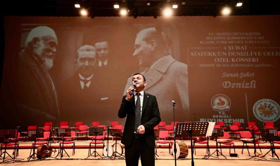 Denizli Büyükşehir Belediyesi, Atatürk’ün şehre gelişini anmak amacıyla "Atatürk’ün Sevdiği