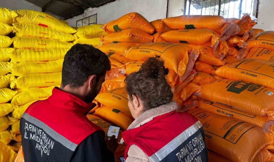 Aydın Tarım ve Orman Müdürlüğü ekipleri, gübre satış noktalarında denetim
