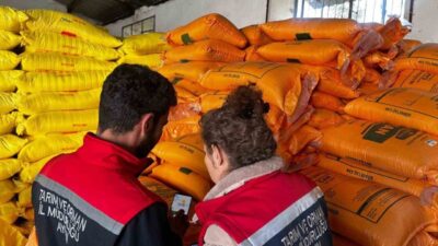 Aydın Tarım ve Orman Müdürlüğü ekipleri, gübre satış noktalarında denetim