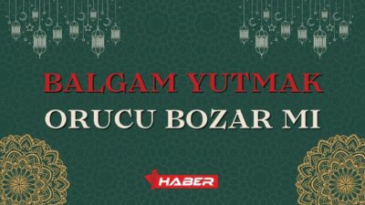 Oruç tutarken yapılan bazı doğal refleksler, orucu bozup bozmadığı konusunda