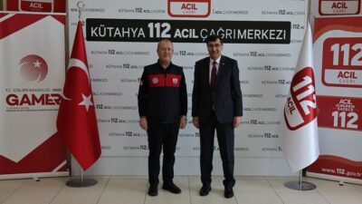 Kütahya Belediye Başkanı Eyüp Kahveci, 112 Acil Çağrı Merkezi Müdürü