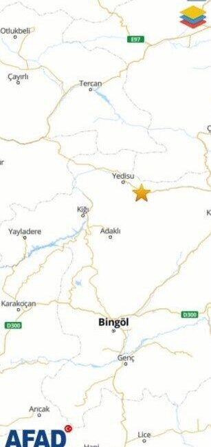 Bingöl'ün Yedisu ilçesinde 4.8 büyüklüğündeki deprem sonrasında Bingöl Valisi Usta,