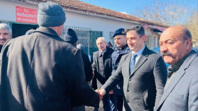 Çiçekdağı Kaymakamı Murat Görmüş, beraberindeki kurum amirleri ile birlikte ilçeye