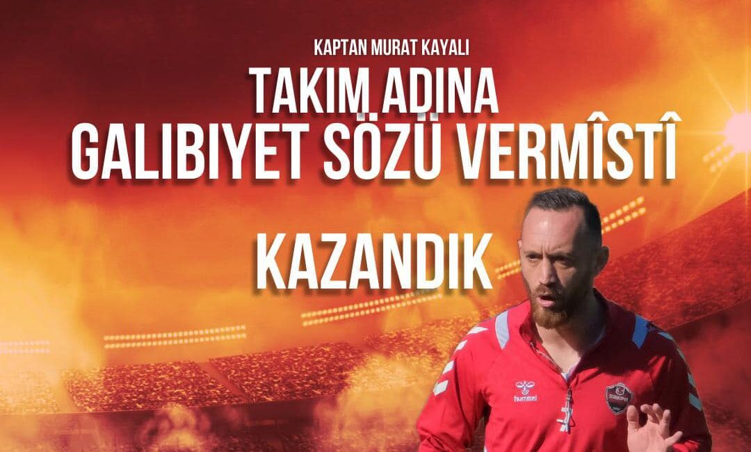 Bozokspor’un kaptanı Murat Kayalı,