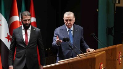 Cumhurbaşkanı Recep Tayyip Erdoğan, Suriye Cumhurbaşkanı Ahmed Şara ile görüşerek