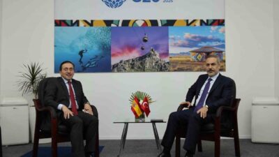 Dışişleri Bakanı Hakan Fidan, G20 toplantısı kapsamında İspanya Dışişleri Bakanı