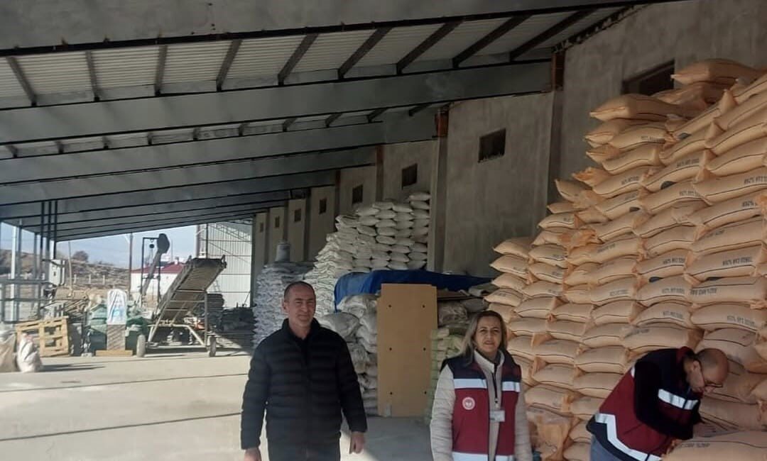 Elazığ'da, Tarım ve Orman Bakanlığı'nın başlattığı gübre denetimleri kapsamında, İl
