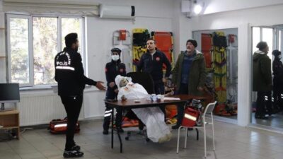 İl Emniyet Müdürlüğü Olay Yeri İnceleme Şube Müdürlüğü ekipleri, İl