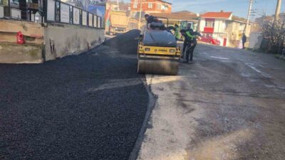 Gebze Cumaköy'de altyapı çalışmaları kapsamında yolların onarımı devam ediyor. Kocaeli
