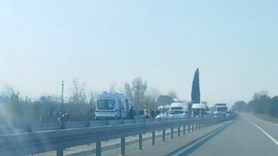 Aydın'ın Germencik ilçesinde meydana gelen trafik kazasında S.S., T.C., F.C.