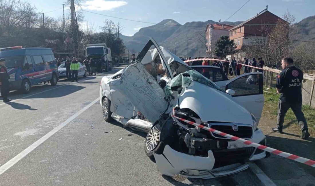 Giresun'un Tirebolu ilçesinde meydana gelen kazada hayatını kaybedenlerin kimlikleri tespit