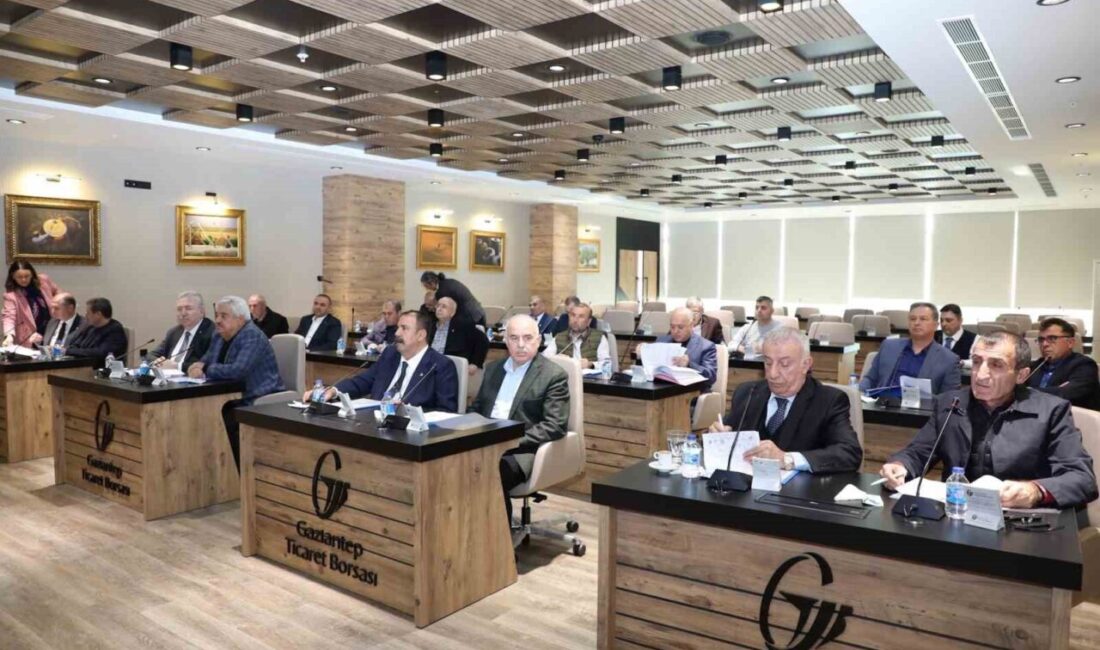 Gaziantep Ticaret Borsası'nın Ocak ayı meclis toplantısında, 2024 değerlendirilip 2025