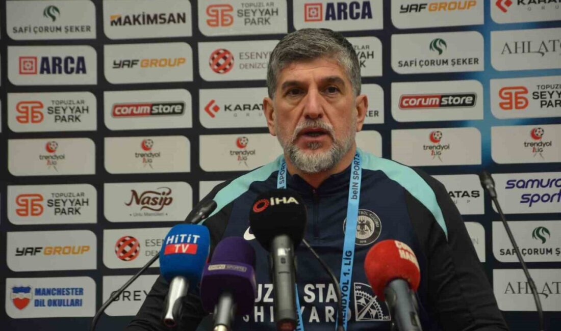 Adanaspor Teknik Direktörü Hakan Keleş, Çorum FK maçında kaçırılan fırsatları