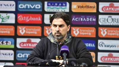 Çaykur Rizespor Teknik Direktörü Ilhan Palut, Galatasaray maçının genelinde üstün