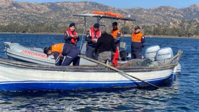 Aydın'ın Söke ilçesindeki Bafa Gölü Tabiat Parkı'nda nesli tehlike altındaki