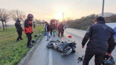 Bursa'nın Orhangazi ilçesinde, Bursa Kadın Motosiklet Kulübü Başkanı Dilek Ergier'in