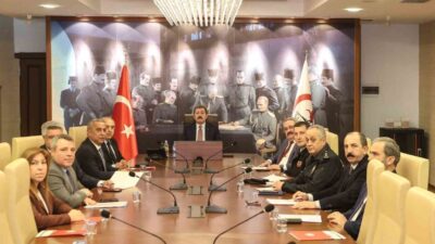 Samsun'da Vali Orhan Tavlı'nın başkanlığında gerçekleştirilen Kahverengi Kokarca İl Koordinasyon