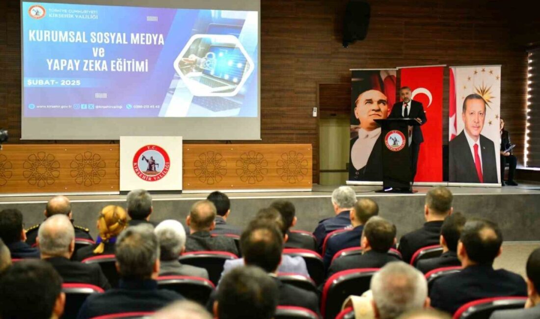 Kamu kurumlarında Kurumsal Sosyal Medya ve Yapay Zeka Eğitimi verildi Kırşehir'de kamu personeline 'Kurumsal