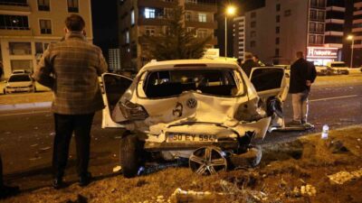 Nevşehir'de Güray A.'nın kullandığı otomobile çarpan sürücü, daha sonra iki