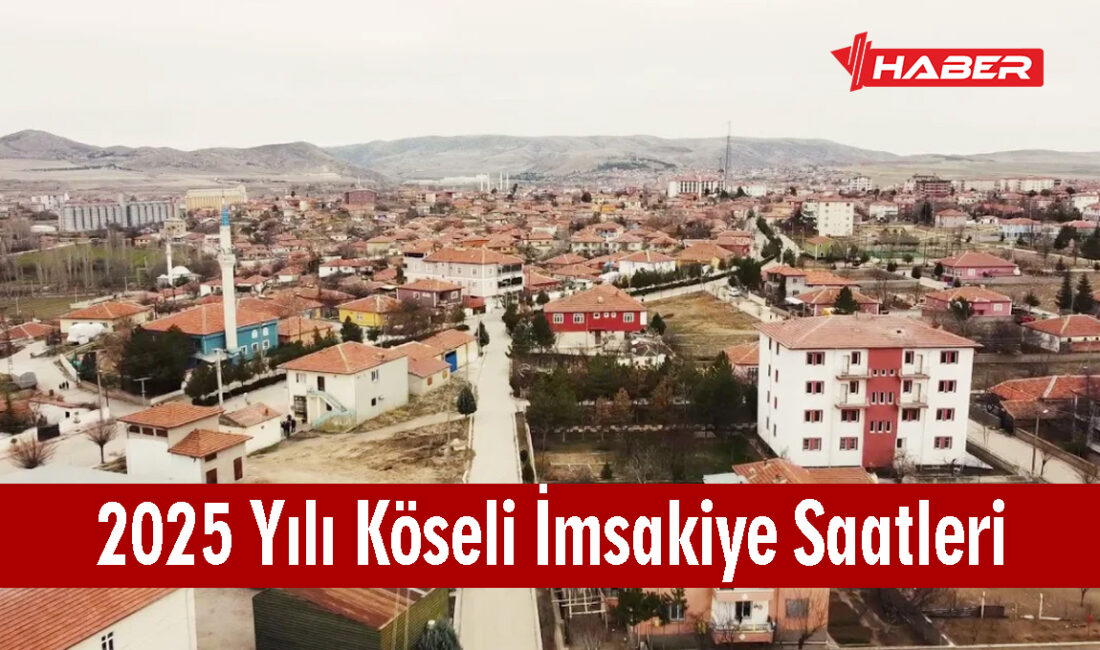 Köseli İmsak Saatleri 2025 