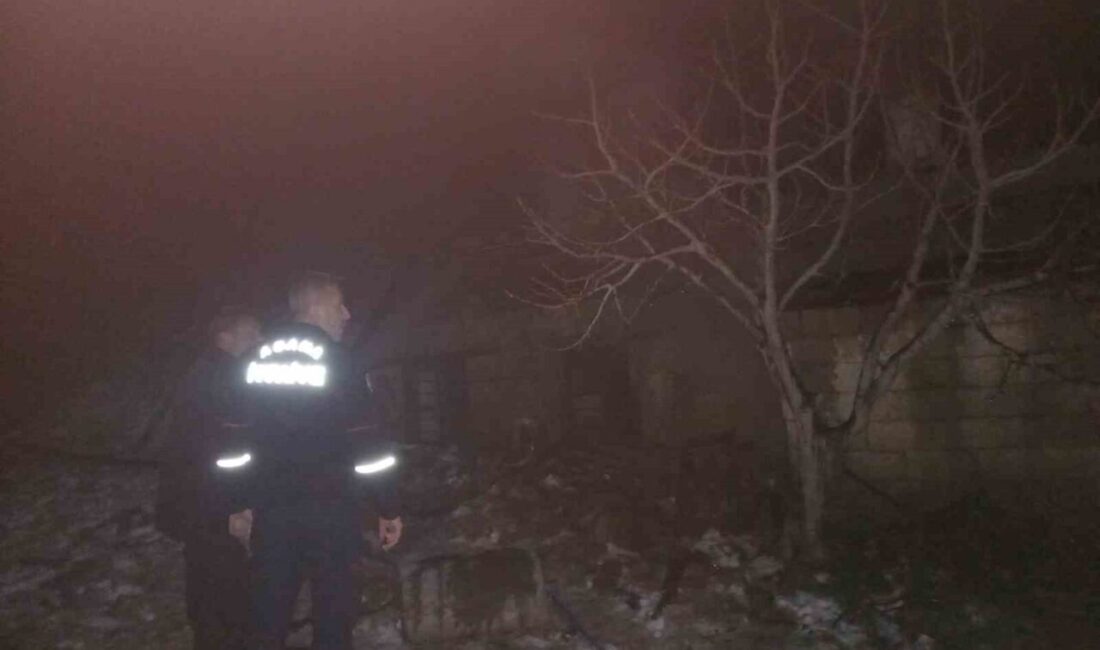 Kozan’da Mustafa A.’ya ait evde çıkan yangın itfaiye ekiplerince kontrol
