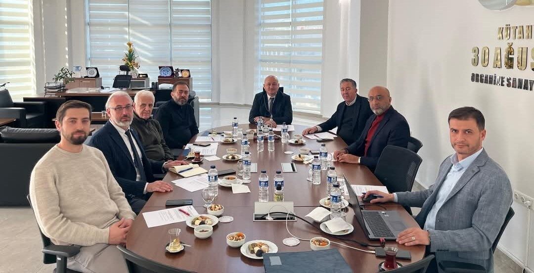 Kütahya 30 Ağustos OSB Yönetim Kurulu Toplantısı, Salih Çetiner başkanlığında