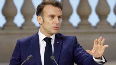 Fransa Cumhurbaşkanı Emmanuel Macron, ABD Başkanı Donald Trump'a canlı yayında