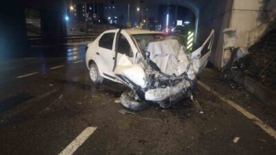 Maltepe’de D100 Karayolu’nda ağır bir kaza meydana geldi. Sürücü Nurhak