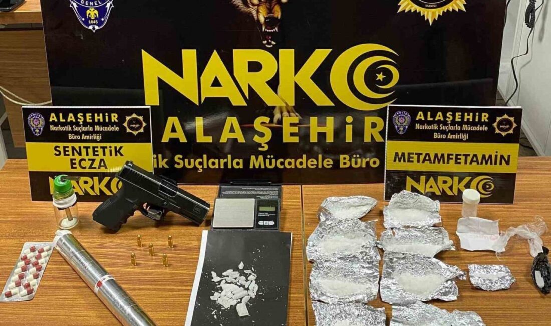 Manisa'da Narkotik Suçlarla Mücadele Şube Müdürlüğü, son bir ayda gerçekleştirdiği