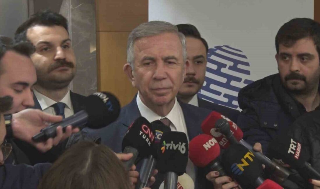 Ankara Büyükşehir Belediye Başkanı Mansur Yavaş, CHP'nin cumhurbaşkanı adayını belirlemek