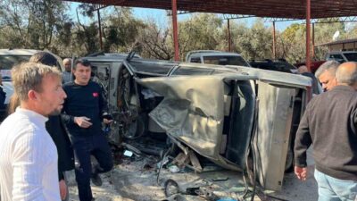 Mersin'in Mut ilçesinde Muhammet A. yönetimindeki otomobil, direksiyon hakimiyetinin kaybolması