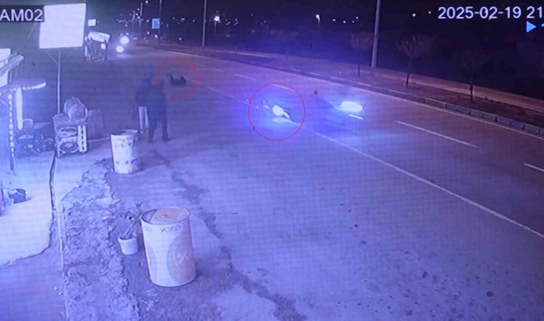 Motosiklet yarışı kazayla sonuçlandı… Metrelerce böyle sürüklendi Kırıkkale'de motosiklet yarışı yapan